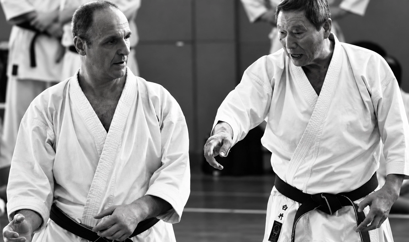 Maestro Alberto Bacchi e Maestro Hiroshi Shirai